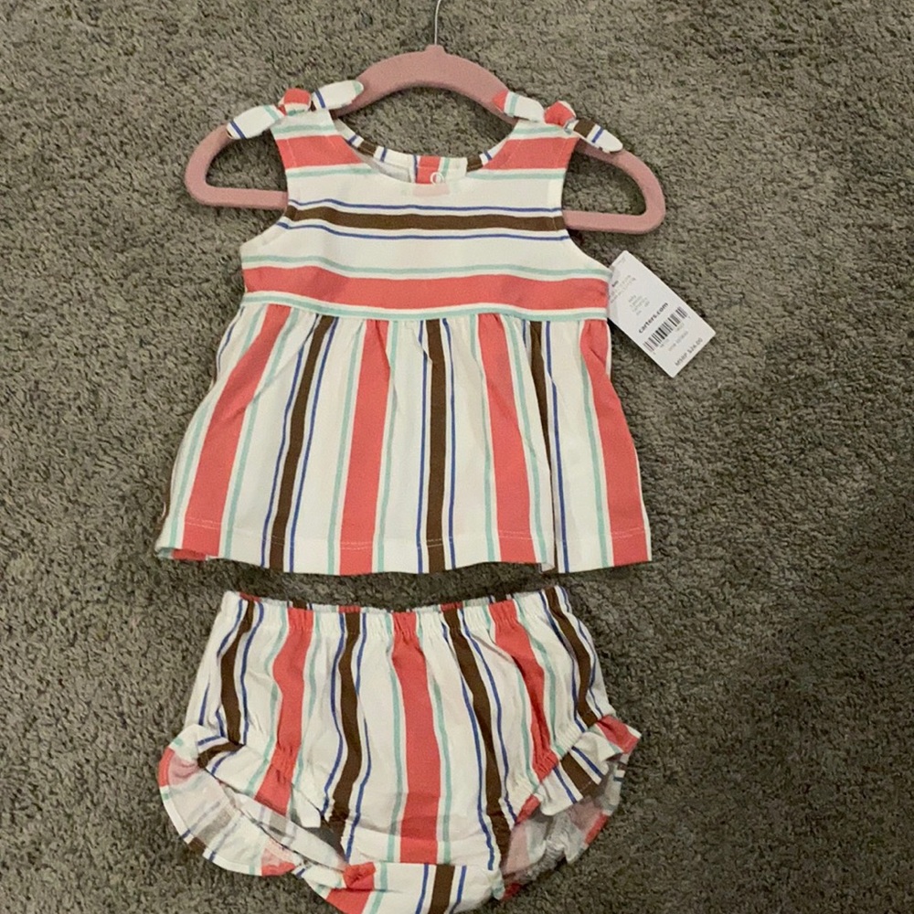 Carter’s baby dress with panty shorts